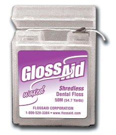 GLOSSAid Shredless Monofilament Dental Floss - 54.7yds-BONUS 6-Pack - Bonus 6-Pack Deals