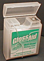 GLOSSAid Multi-strand Medium Dental Floss - 54.7yds-BONUS 6-Pack - Bonus 6-Pack Deals